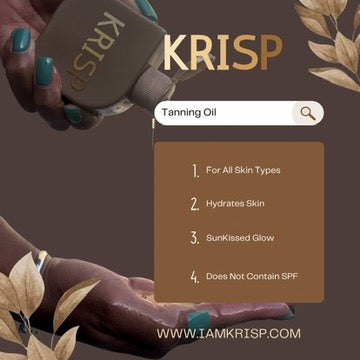 KRISP tanning oil